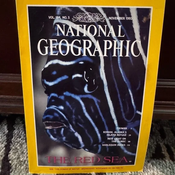 National Geographic Magazine Complete 1993 Issues with Maps and Special Edition - Picture 12 of 13